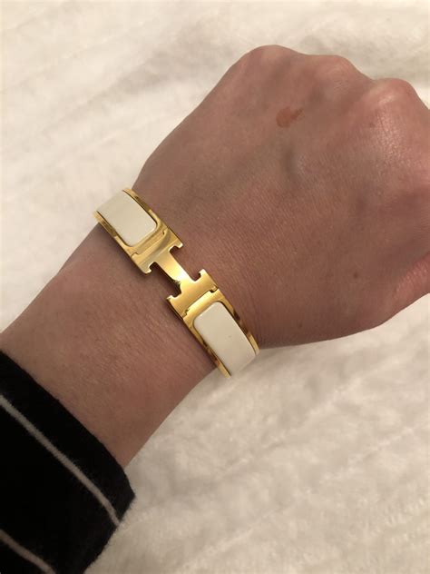 fake hermes clic clac bracelet|clic clac hermes bracelets review.